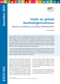 Cover_Städte als globale Nachhaltigkeitsakteure